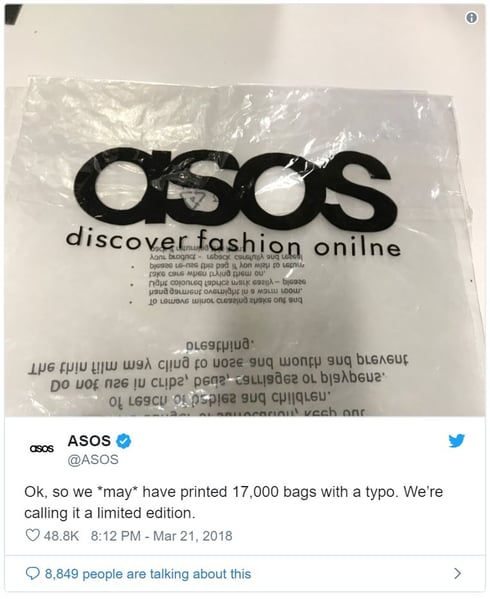 ASOS bag